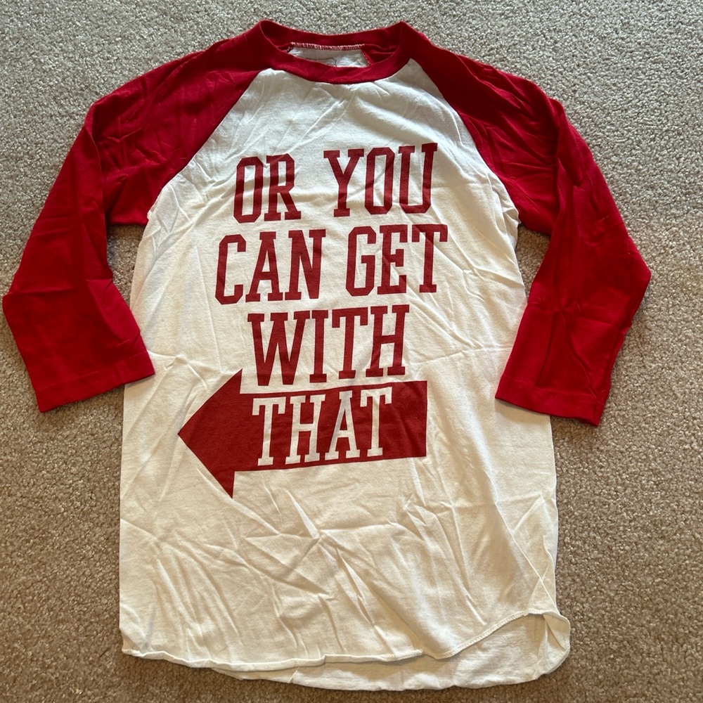 Small Spencer’s Or You Can Get With That Humor Red Shirt Small Halloween Funny